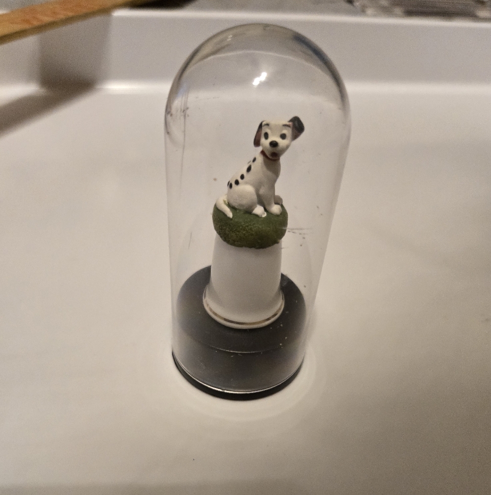 Disney Dalmatian Figurine with Black and White Accents